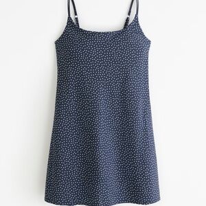 Abercrombie & Fitch Traveler Mini Dress - Black Polka Dot - Size MP